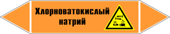 Маркировка трубопровода "хлорноватокислый натрий" (k10, пленка, 126х26 мм)" - Маркировка трубопроводов - Маркировки трубопроводов "КИСЛОТА" - ohrana.inoy.org