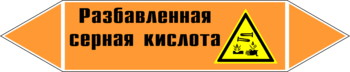 Маркировка трубопровода "разбавленная серная кислота" (k28, пленка, 507х105 мм)" - Маркировка трубопроводов - Маркировки трубопроводов "КИСЛОТА" - ohrana.inoy.org